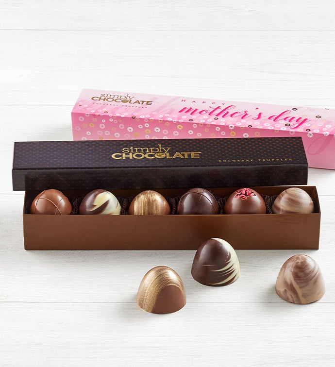 Simply Chocolate Happy Mother’s Day Colossal Truffles 6pc